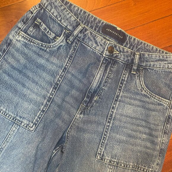Aeropostale Cargo Jeans size 8 - Picture 4 of 7